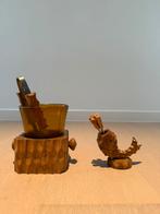 Ijsblokhouder met grijper, doosje met prikkertjes, Ophalen of Verzenden, Zo goed als nieuw