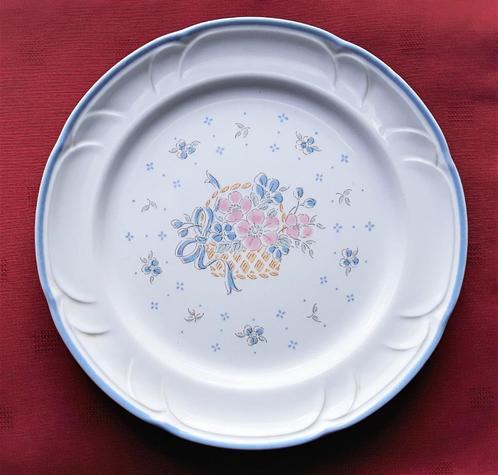 3 assiettes porcelaine Johann Haviland Country Basket 1970s, Antiquités & Art, Antiquités | Services (vaisselle) pièces, Enlèvement
