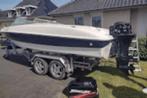 mooie sportieve speedboot, Benzine, 70 tot 120 pk, Buitenboordmotor, Polyester