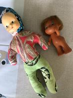 Retro vintage leuke popjes rubber, Ophalen of Verzenden