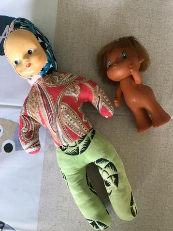 Retro vintage leuke popjes rubber beschikbaar voor biedingen