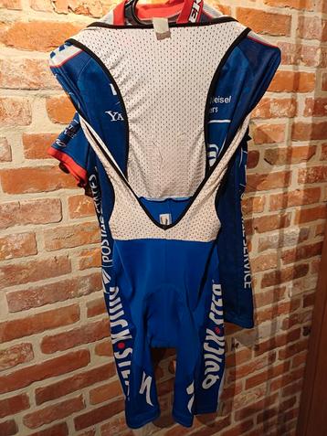 Quickstep wielerbroek gedragen door Tom Boonen., Enlèvement ou Envoi, M, Sous-vêtement, Comme neuf