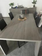 eettafel, dressoir en TV meubel set, Huis en Inrichting, Tafels | Eettafels, Ophalen, Gebruikt, Eikenhout, Vijf personen of meer