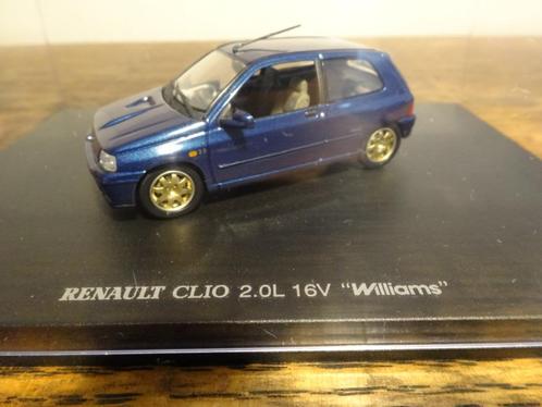 Renault Clio 2.0L 16V Williams 1:43., Hobby & Loisirs créatifs, Voitures miniatures | 1:43, Comme neuf, Voiture, Universal Hobbies