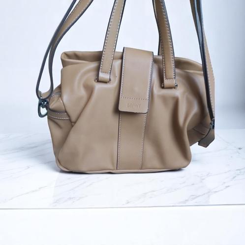 Esprit bruin ruime schoudertas, Handtassen en Accessoires, Tassen | Schoudertassen, Zo goed als nieuw, Esprit, Bruin, Verzenden