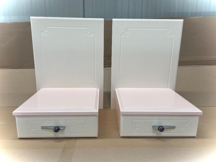 Zwevende nachtkastjes / als nieuw, Huis en Inrichting, Slaapkamer | Nachtkastjes, Zo goed als nieuw, Ophalen