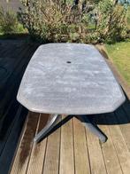 Tuintafel + 4 stoelen, Ophalen, Gebruikt, Rechthoekig