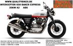 ROYAL ENFIELD INTERCEPTOR 650 ABS 35KW A2 BAKER EXPRESS, Motoren, Bedrijf, 650 cc