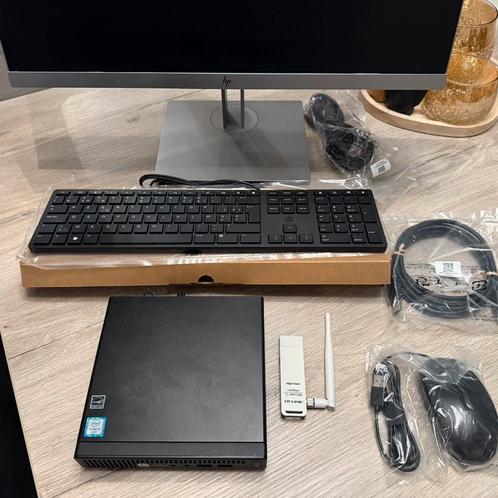Ordinateur HP ProDesk 400 Mini - 512Go SSD M2 + ecran HP 23’, Computers en Software, Desktop Pc's, Zo goed als nieuw, 2 tot 3 Ghz