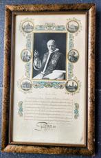 Apostolische zegen — Paus Pius XI (1933), Antiek en Kunst, Ophalen