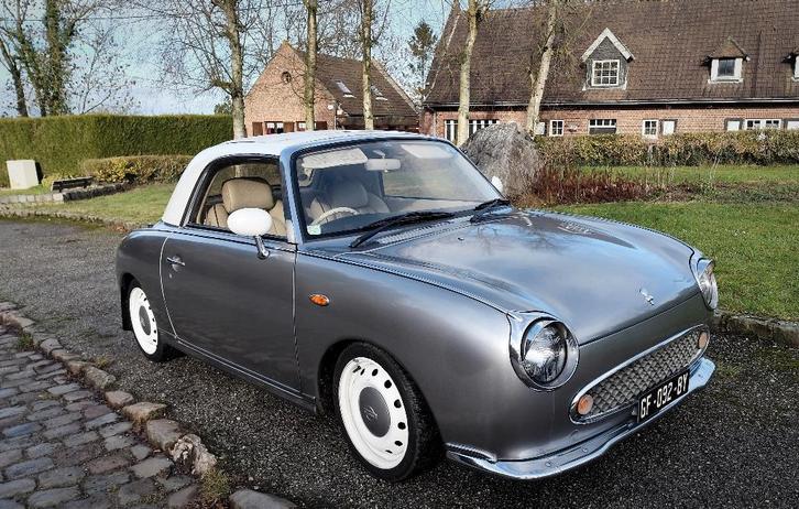 1991 Nissan Figaro / boite manuelle / excellent état, Autos, Nissan, Particulier, Autres modèles, Essence, Boîte manuelle, Gris