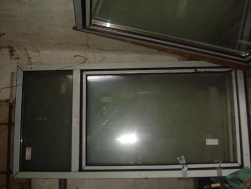4 nieuwe PVC ramen met dubbel super geisoleerd glas H=220cm, Doe-het-zelf en Bouw, Glas en Ramen, Nieuw, Gevelraam of Ruit, 160 cm of meer