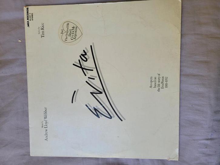 Evita 1st german press 2LP, Cd's en Dvd's, Vinyl | Verzamelalbums, Zo goed als nieuw, Ophalen of Verzenden