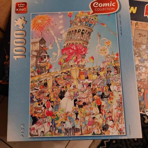 Comic legpuzzel Pisa, 1000 st, volledig, 9 €., Hobby & Loisirs créatifs, Sport cérébral & Puzzles, Utilisé, Puzzle, 500 à 1500 pièces