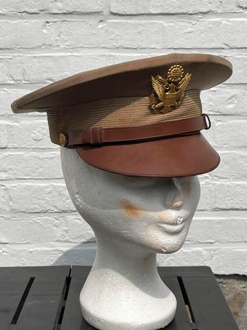 WW2 US Army Air Force pet kepie officier Fly Weighter Lewis beschikbaar voor biedingen
