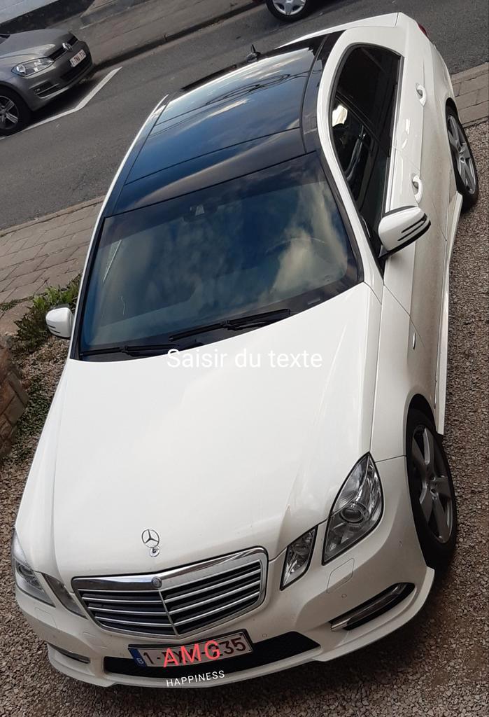 Mercedes Classe E 200 CDI pack AMG, Autos, Mercedes-Benz, Particulier, Classe E, Toit ouvrant, Boîte manuelle, Cuir