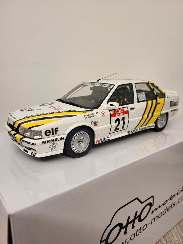 1:18 OttO OttOmobile OT317 Renault 21 Turbo Tour de Corse, Hobby en Vrije tijd, Modelauto's | 1:18, Nieuw, Auto, OttOMobile, Ophalen of Verzenden