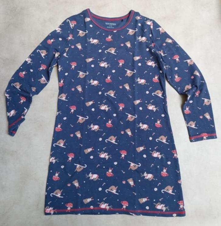 Gezellig nachtkleedje van Schiesser – maat 164, Kinderen en Baby's, Kinderkleding | Maat 164, Zo goed als nieuw, Meisje, Nacht- of Onderkleding