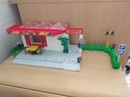 Vintage Playmobil tankstation + ruststop met winkel en wc, Kinderen en Baby's, Speelgoed | Playmobil, Ophalen, Zo goed als nieuw