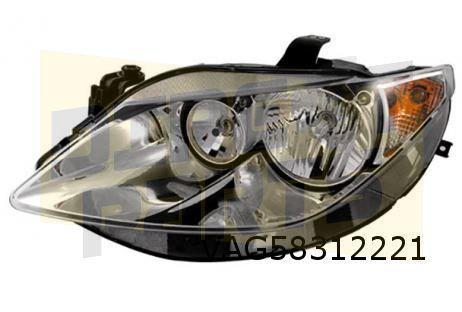 Seat Ibiza (5/08-4/12) Koplamp Links (dubbele parabool) (chr, Auto-onderdelen, Verlichting, Seat, Nieuw, Verzenden