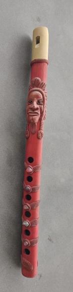 Blokfluit uit Peru met Hoofd - Nieuw - Handgemaakt, Muziek en Instrumenten, Verzenden, Nieuw