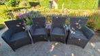 wicker dining tuin stoel (4 stuks beschikbaar), Tuin en Terras, Ophalen, Gebruikt, Wicker