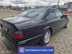 Mercedes 230CE 1988 | Route 66 Auctions, Zwart, Bedrijf, Overige carrosserie, 2 deurs