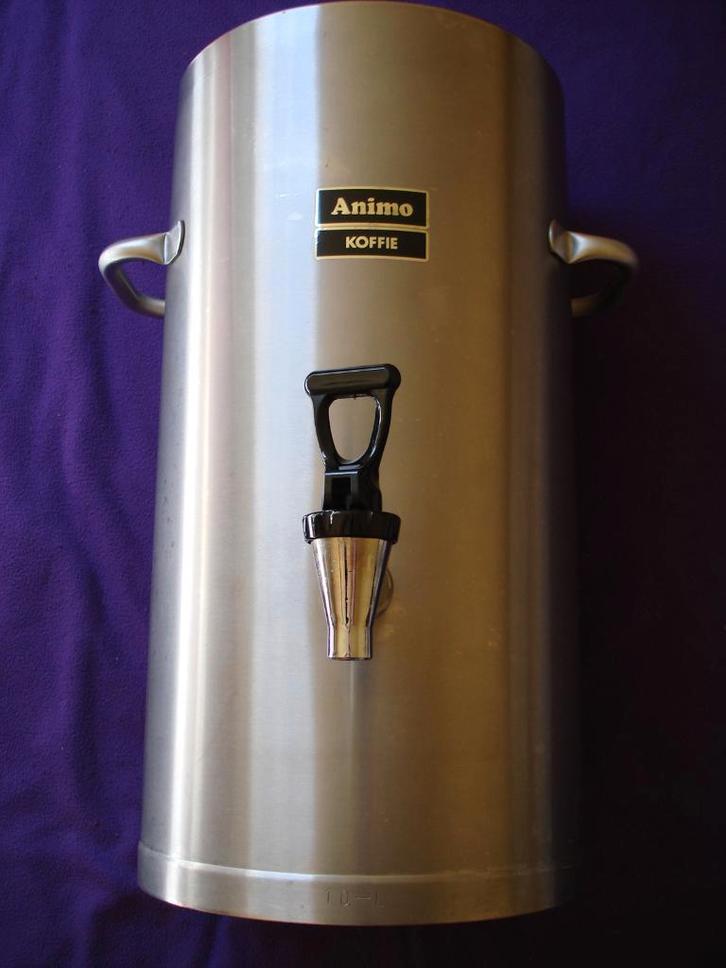 Animo geïsoleerde Inox container warme en koude dranken 10 L, Electroménager, Accessoires de machine à café, Comme neuf, Enlèvement