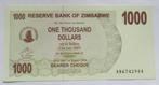 Zimbabwe  1.000 Dollar   2006, Postzegels en Munten, Bankbiljetten | Afrika, Ophalen of Verzenden, Zimbabwe