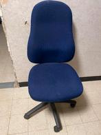 Verstelbare bureaustoel blauw/zwart en andere, Ophalen, Blauw, Bureaustoel