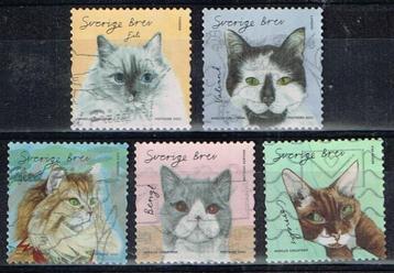 Timbres de Suède - K 4176 - chats