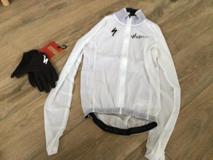 Team SD Worx regenjasje en handschoenen, Fietsen en Brommers, Fietsaccessoires | Fietskleding, Nieuw, Dames, Heren, Kinderen, Bovenkleding