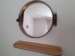 Space Age Vintage Badkamer Spiegel Set 70's, Ophalen of Verzenden, Gebruikt, Rond, Minder dan 50 cm