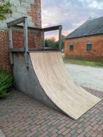 Skateramp, quarterpipe, Sport en Fitness, Skateboarden, Ophalen, Gebruikt, Skateboard