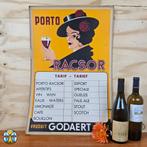 Art Deco Menu / Prijzenlijst Poster Porto Racsor (mancave), Ophalen of Verzenden, Gebruikt, Gebruiksvoorwerp