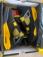 Jordan 4 yellow thunder, Kleding | Heren, Sneakers, Jordan, Zo goed als nieuw, Zwart