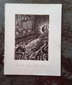 Houtsnede Meditatie door Frans Masereel, Antiek en Kunst, Ophalen of Verzenden
