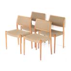 Set van 4 stoelen van Niels Otto Møller Model 80 jaren '60, Envoi