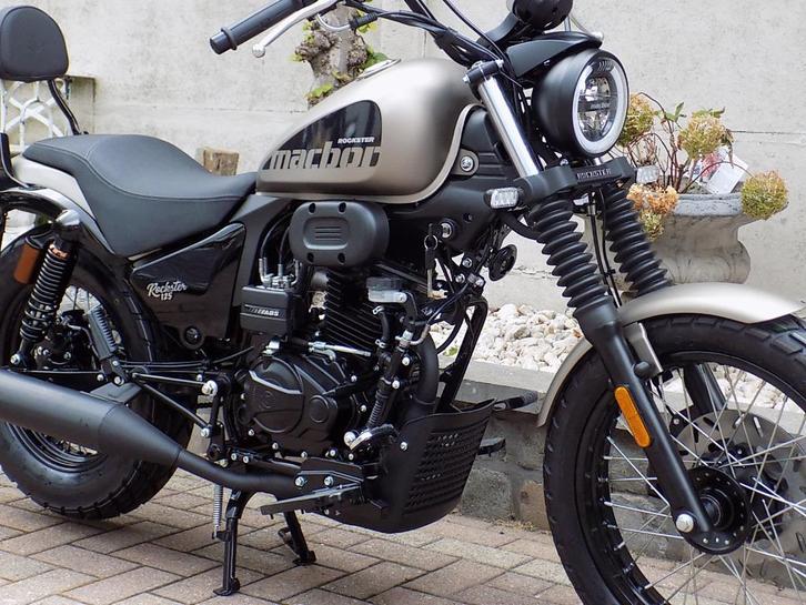 Nieuwe Macbor 125cc chopper ROCKSTER met ABS , rugsteun, Motoren, Motoren | Overige merken, Bedrijf, Chopper, 11 kW of minder