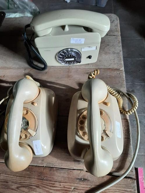 3 oude telefoons Siemens uit de jaren 1970, Telecommunicatie, Vaste telefoons | Handsets en Draadloos, Gebruikt, Ophalen