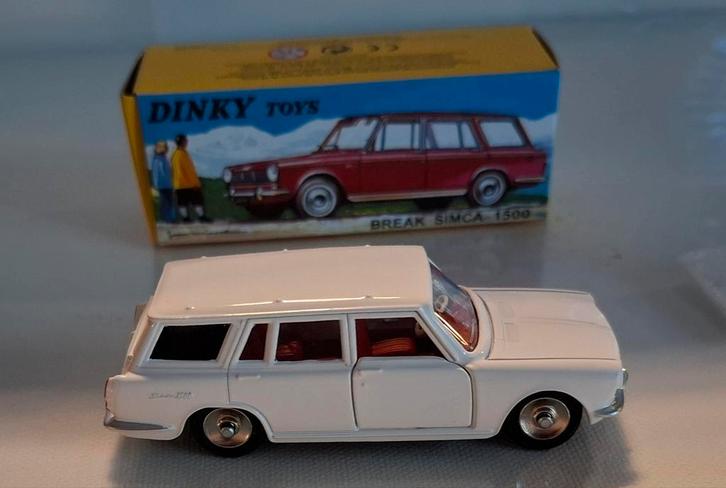 SIMCA BREK DINKY TOYS 1500CC 5O6 NIEUW IN ORIGINEEL VERPAKKI, Hobby en Vrije tijd, Modelauto's | 1:43, Zo goed als nieuw, Dinky Toys