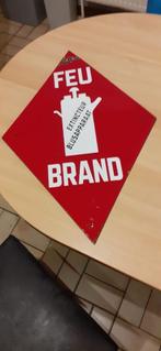 Vintage waarschuwingsbord, Verzamelen, Merken en Reclamevoorwerpen, Ophalen of Verzenden, Zo goed als nieuw, Gebruiksvoorwerp