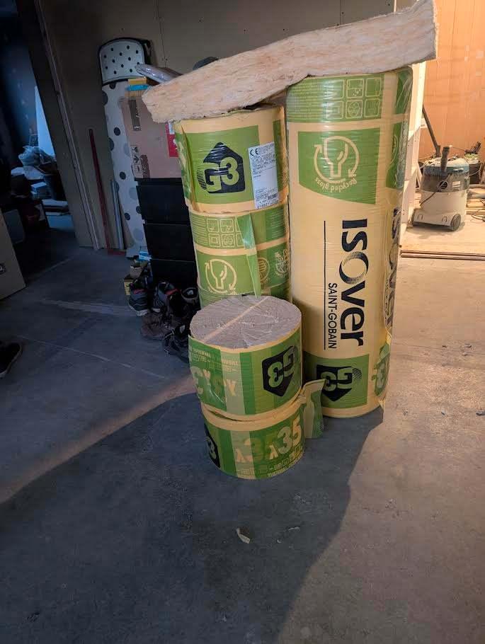 Laine de verre ISOVER Isoconfort 35 12cm/RD3.40, Bricolage & Construction, Isolation & Étanchéité, Neuf, Isolation des murs, Isolation de toiture