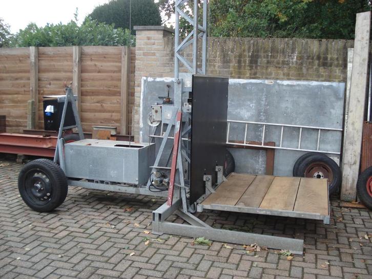 prima inorde gebrachte bouwlift 380 volt 7.5 meter, Doe-het-zelf en Bouw, Bouwliften, Gebruikt, Bouwlift, Ophalen