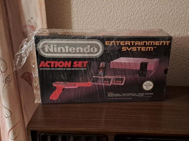 Vintage Nintendo entertainment system NES action set, Games en Spelcomputers, Spelcomputers | Nintendo NES, Zo goed als nieuw