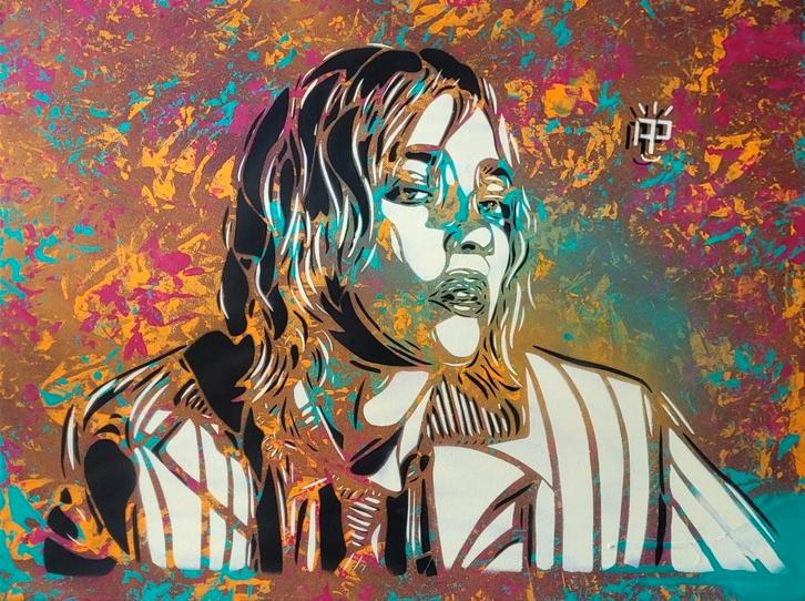 BILLIE EILISH #3 - Alexandre Petrus, Antiquités & Art, Art | Lithographies & Sérigraphies, Enlèvement ou Envoi