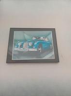 Cadre Jaguar XK150 – déco vintage – 10 €, Moins de 50 cm, Enlèvement ou Envoi, Synthétique, Utilisé