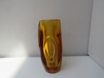 Rudolf Schrotter amberkleurige lensvaas kogelvaas, Antiek en Kunst, Ophalen of Verzenden