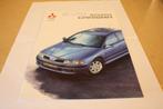 Mitsubishi Carisma brochure 1999, Ophalen of Verzenden, Nieuw, Folder