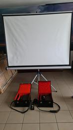 Projectorscherm, Ophalen